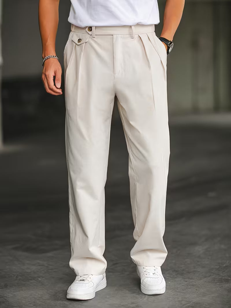 LIFT - Plisserte Bukser - Beige