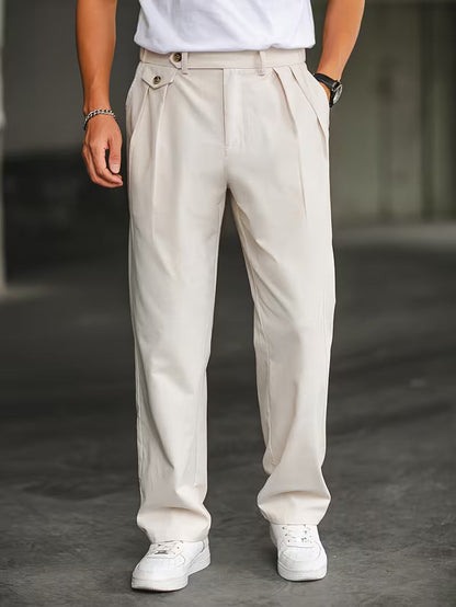 LIFT - Plisserte Bukser - Beige