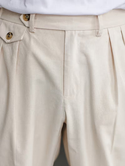 LIFT - Plisserte Bukser - Beige