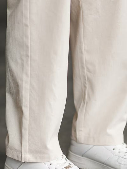 LIFT - Plisserte Bukser - Beige